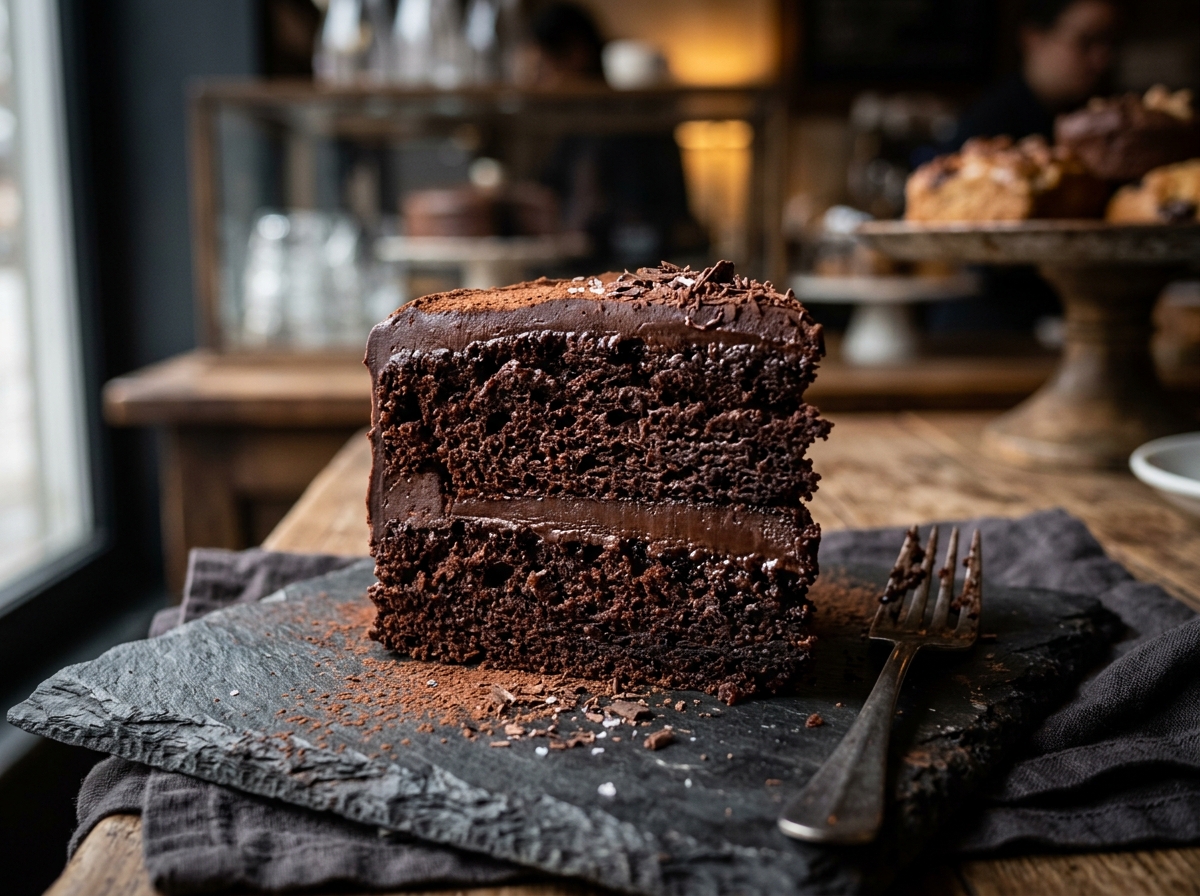 Queque de Chocolate Húmedo